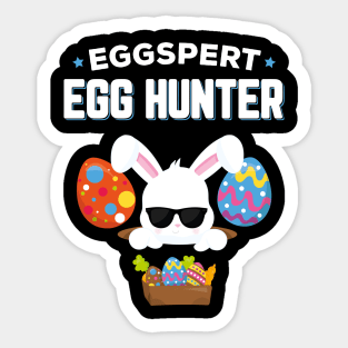 Eggspert Egg Hunter Funny Easter Sticker